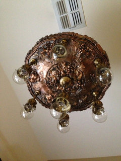 Lighting Help How do I mix antique lighting with new lighting
