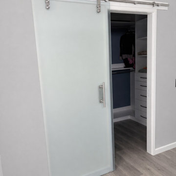 Barn Door Wall Slide Room Divider -Moreno Valley, California