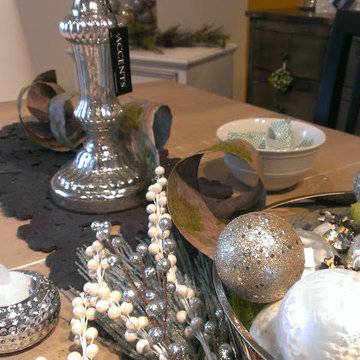 Rustic Glam Christmas Table