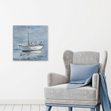 "Anchor Away" Painting Print on Wrapped Canvas