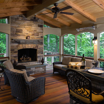 Screened Porch Satisfies Client's Needs