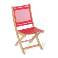 Wintons Teak Mendez Folding Chair - Outdoor Dining Chairs
