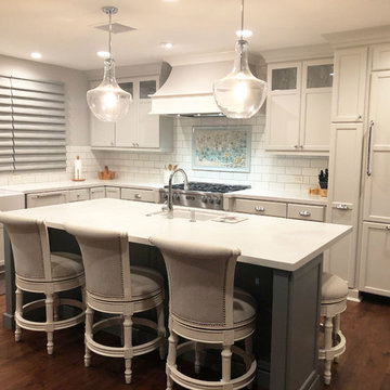 Custom Nautical Kitchen Backsplash