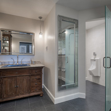 Refined Rustic Master Bathroom