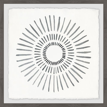 "Sundial" Framed Painting Print, 12"x12"