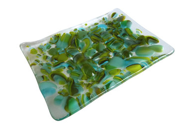 Spa Style Fused Glass Soap Dish