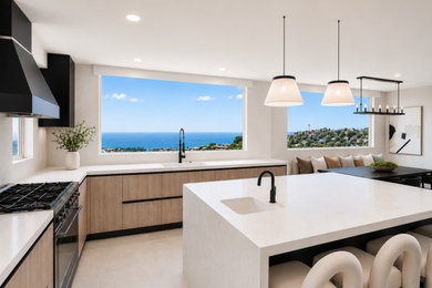 Minimalist kitchen photo in Other