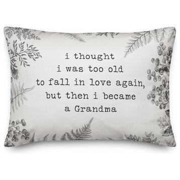 Too Old for Love Grandma 14x20 Lumbar Pillow
