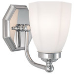 Norwell Lighting - Norwell Lighting 8318-CH-HXO Trevi - One Light Wall Sconce - The Trevi series of sconces presents a detailed ocTrevi One Light Wall Choose Your Option *UL Approved: YES Energy Star Qualified: n/a ADA Certified: n/a  *Number of Lights: Lamp: 1-*Wattage:75w Edison bulb(s) *Bulb Included:No *Bulb Type:Edison *Finish Type:Brush Nickel