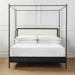 Bastille Canopy Bed"Accented with expertly crafted architectural details, our sophisticated Bastille Canopy Bed is crafted with a powdercoated steel frame and f - Canopy Beds