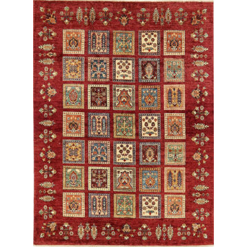 Oriental Rug Arijana Bakhtiarii 6'8"x5'1" Hand Knotted Carpet