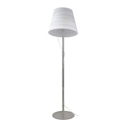 Tilt Scraplight White Floor Lamp - Floor Lamps
