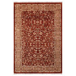 Bareens Designer Rugs - Antique Vegetable Dyed Andria Rust/Tan Wool Rug - 4'9'' x 7'4'' - Designed with mesmerizing intricacy and gorgeous color palette, this hand-knotted masterpiece demonstrates the beauty and electrifying thrill of Pak Persian art. These meticulously hand-knotted Pak-Persian rug is made with pure wool and features breathtaking traditional, transitional, and tribal designs in bold luxurious color pallets. Known for their intricate designs these rugs are a reproduction of Persian rugs, made in Pakistan with unique Mughal designs. Made by master weavers using the same Persian texture, design and dying technique, we wanted to produce the most significant manifestation of Persian art, life, and culture. This rug is most famous for its exceptional quality, incredible designs, patterns, and vibrant rich color. Pak-Persian rugs made with Persian weave with high knot counts, which enables the high intricacy and detail found in the patterns are also referred to as "State of art", each color adds a rich beautiful detail in the artwork of this rug. The design, color, and beautiful chromatic composition with a vibrant sheen with intricate designs, exude beauty, elegance, and quality make this rug a masterpiece of its own.