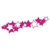 Stars, Car Decal, Sticker, Mural Vinyl Wall Art Home Decor, Pink, 59"x22"