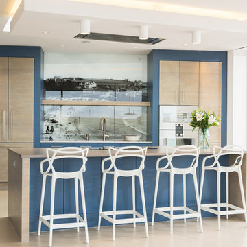 Contemporary Oak Stained Kitchen