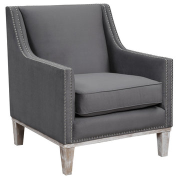 Aster Accent Chair, Charcoal