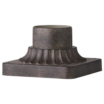 Feiss Outdoor Pier Mount Base PIERMOUNT-WCT, Weathered Chestnut