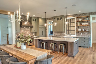 Design ideas for a country kitchen in Philadelphia.