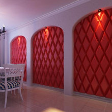Unique wall panels for dining room