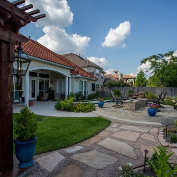 Stand Alone Pergola with Beautiful Pool & Landscaping
