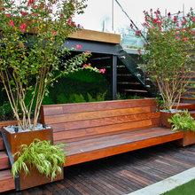 Corten planter box