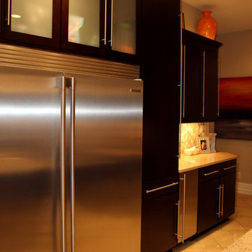 Contemporary, Espresso, Flat (Bedford,IN)