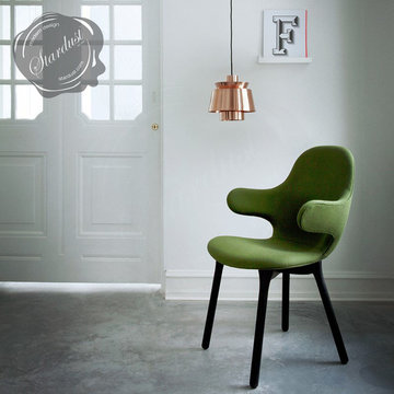 Danish Design Interior with Modern Danish Pendant Lamp