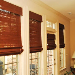Woven Wood Shades - Roman Shades