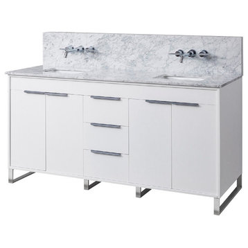 72" Premium Luca Bath Vanity, White
