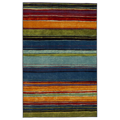Mohawk New Wave Rainbow Multi, Multi, 5'x8'