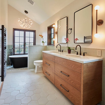 Oyster Shell & Rosemary Bathroom