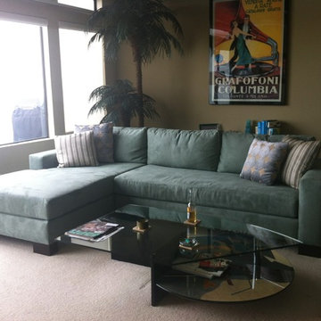 Green Sectional w/ Chaise | The Sofa Company