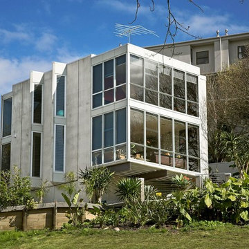 Concrete/wooden homes
