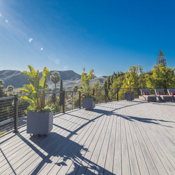 Trex Transcend Island Mist Pool Deck