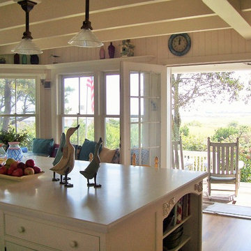Martha's Vineyard Harbor View Kitchen