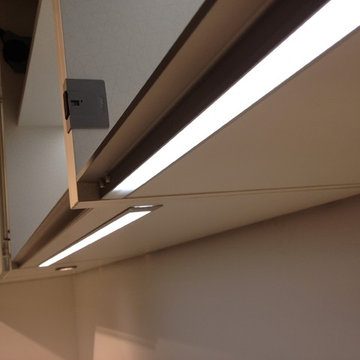 Poggenpohl Interior Logo Print and LED under cabinet lighting