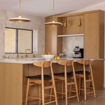 Modern Organic Kitchen and Master Bathrom Remodel