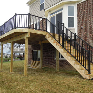 Fischer Homes Treated Deck, Plaintation Pointe, Loveland OH area