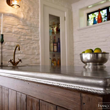Francois & Co - Pewter Countertops