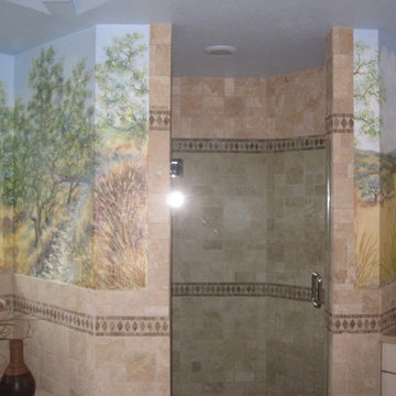 Martinson's Bathroom & Water Closet Panoramic Mural