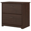 Scranton & Co Furniture Cabot 2 Drawer File Cabinet in Modern Walnut