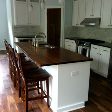 Wood Countertops with Sinks - It's WATERPROOF!