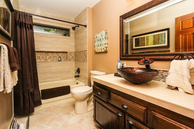 Inspiration for a contemporary bathroom remodel in Seattle