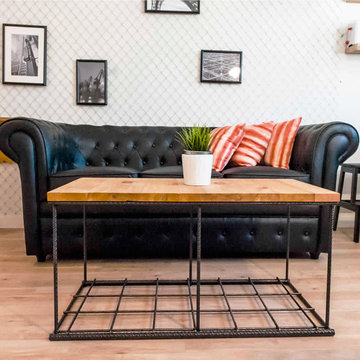 Apartamento con un toque industrial