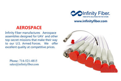 Aerospace Fiber Optic Cables Assemblies Made in USA