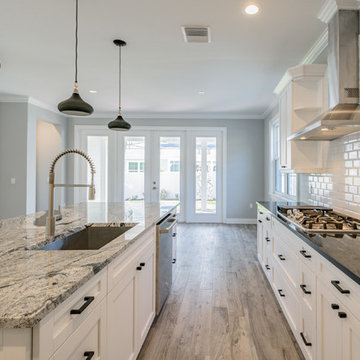 Key West on Main- Black & White Kitchen