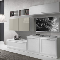 Italian Wall Unit Composition JA-1051 - $2,025.00 - Entertainment Centers And Tv Stands