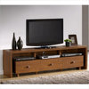 Techni Mobili TV Stand with Three Drawers in Walnut Finish