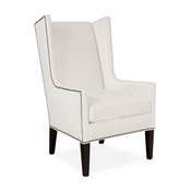 Juillet Host Chair in Patton White