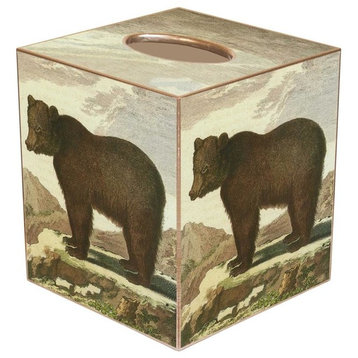 TB1158 - Brown Bear Tissue Box Cover